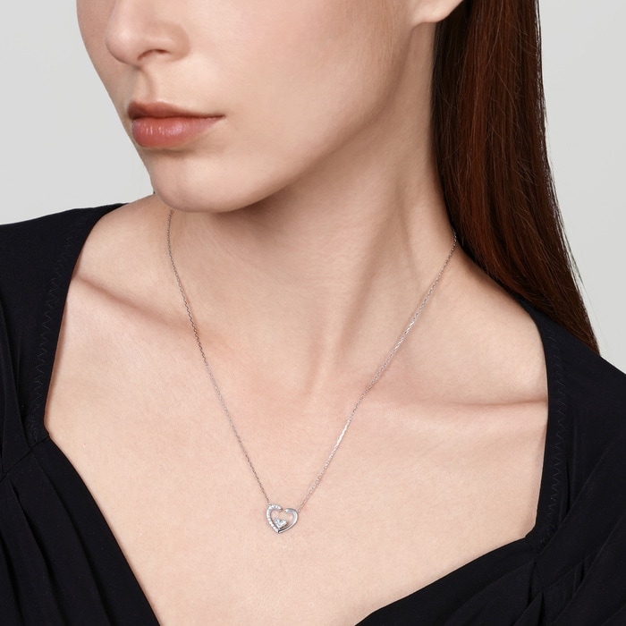 18K White Gold Necklace | Chow Sang Sang Jewellery | 95421N - 3