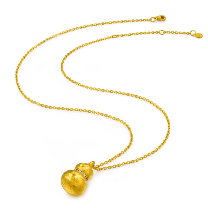 Solid Gold Necklace | Chow Sang Sang Jewellery | Cultural Blessings | 95447N - 4