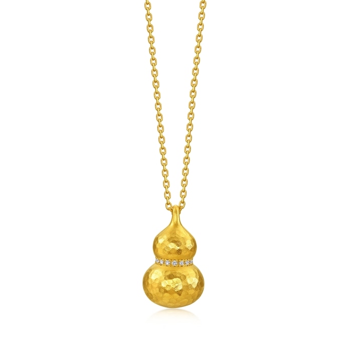 Solid Gold Necklace | Chow Sang Sang Jewellery | Cultural Blessings | 95447N - 1