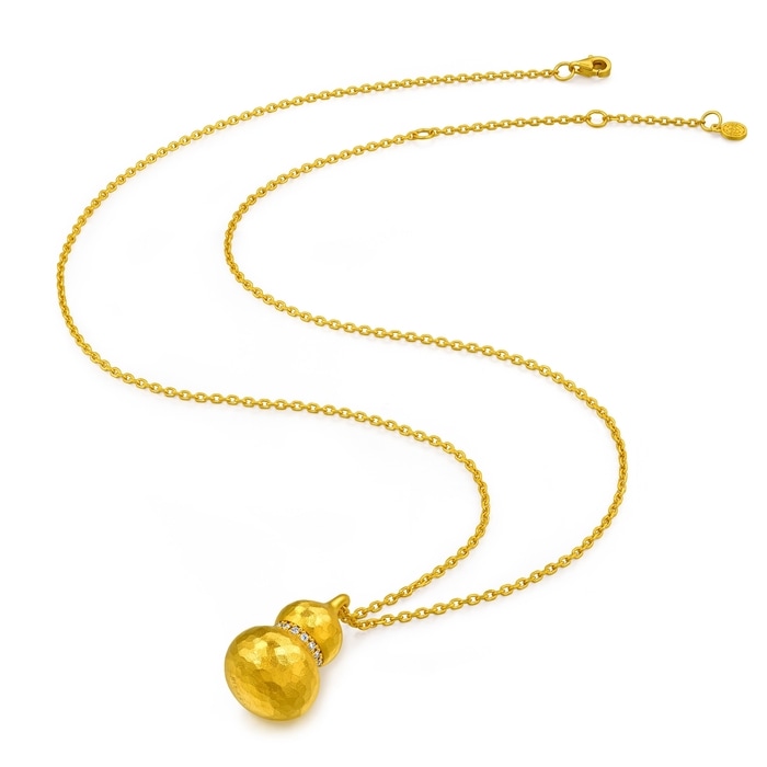 Solid Gold Necklace | Chow Sang Sang Jewellery | Cultural Blessings | 95447N - 4