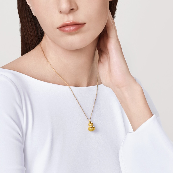 Solid Gold Necklace | Chow Sang Sang Jewellery | Cultural Blessings | 95447N - 3