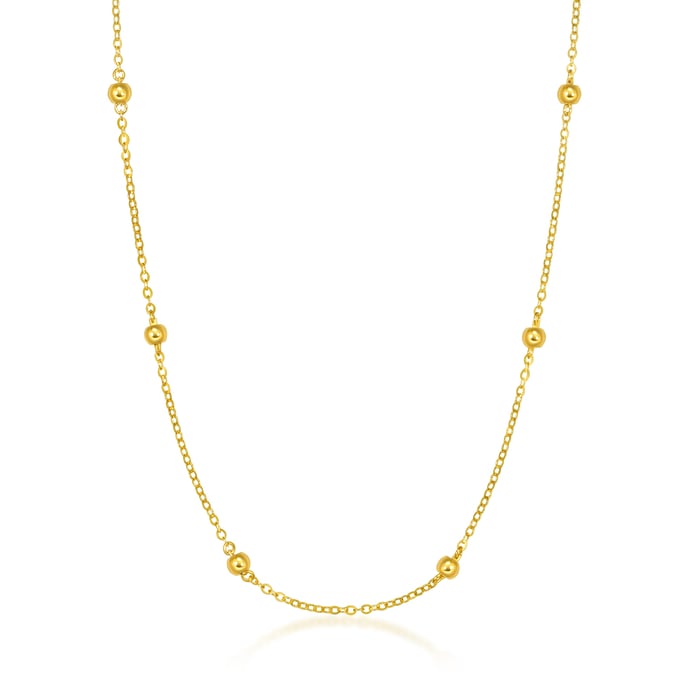 Solid Gold Necklace | Chow Sang Sang Jewellery | Essence | 95480N - 1