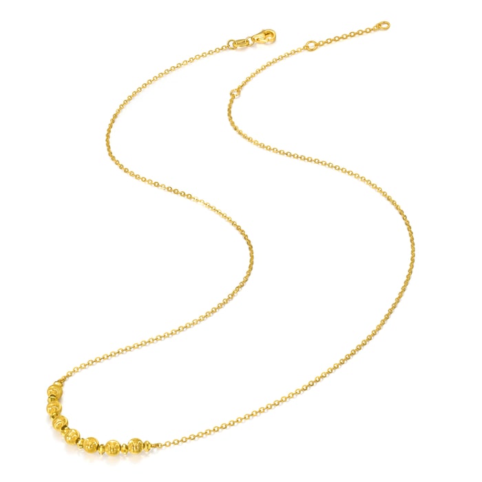 Solid Gold Necklace | Chow Sang Sang Jewellery | Essence | 95481N - 4