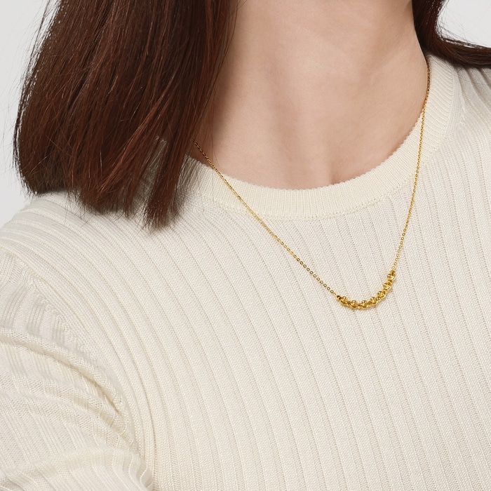 Solid Gold Necklace | Chow Sang Sang Jewellery | Essence | 95481N - 2