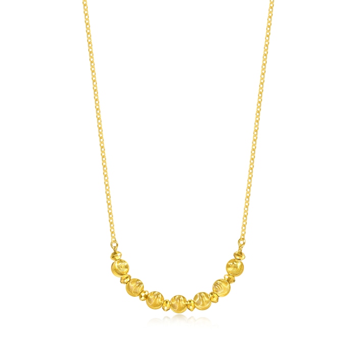 Solid Gold Necklace | Chow Sang Sang Jewellery | Essence | 95481N - 1