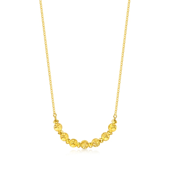 Solid Gold Necklace | Chow Sang Sang Jewellery | Essence | 95481N - 5