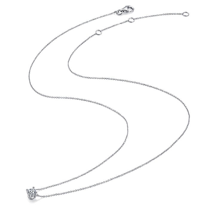 18K白色黄金 頸鍊 | 周生生珠寶 | 95523N - 2