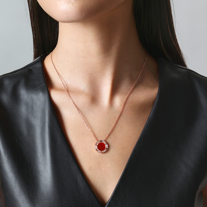 18K Rose Gold Necklace | Chow Sang Sang Jewellery | 95529N - 3