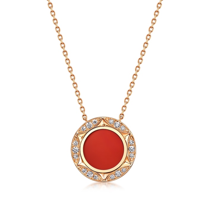 18K Rose Gold Necklace | Chow Sang Sang Jewellery | 95529N - 1