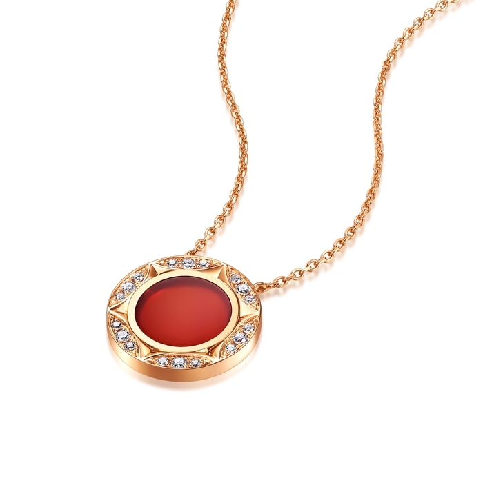 18K Rose Gold Necklace | Chow Sang Sang Jewellery | 95529N - 5
