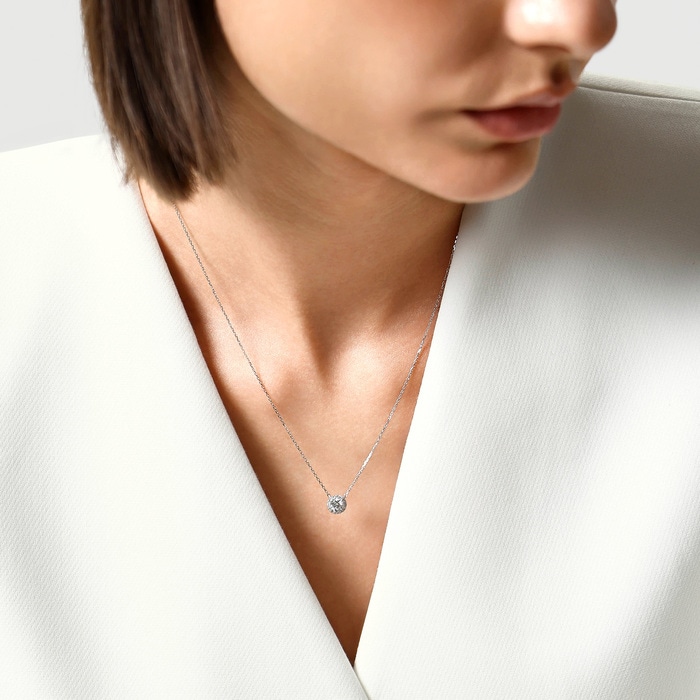 18K白色黄金 頸鍊 | 周生生珠寶 | Diamond Symphony「鑽之頌」 | 95530N - 3