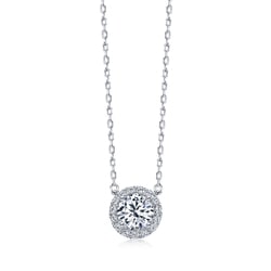 「永恆之頌」18K白色黃金頸鍊