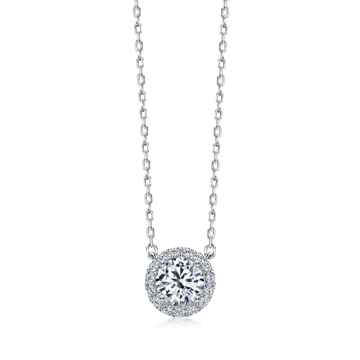 18K白色黄金 頸鍊 | 周生生珠寶 | Diamond Symphony「鑽之頌」 | 95530N - 1