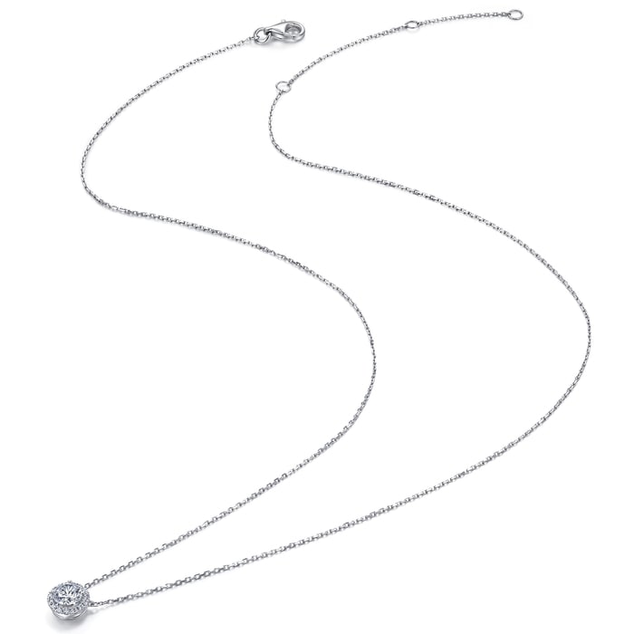 18K白色黄金 頸鍊 | 周生生珠寶 | Diamond Symphony「鑽之頌」 | 95530N - 4