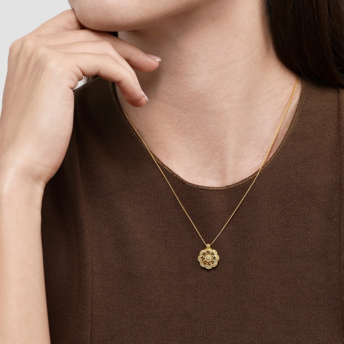 Solid Gold Necklace | Chow Sang Sang Jewellery | Cultural Blessings | 95563N - 2