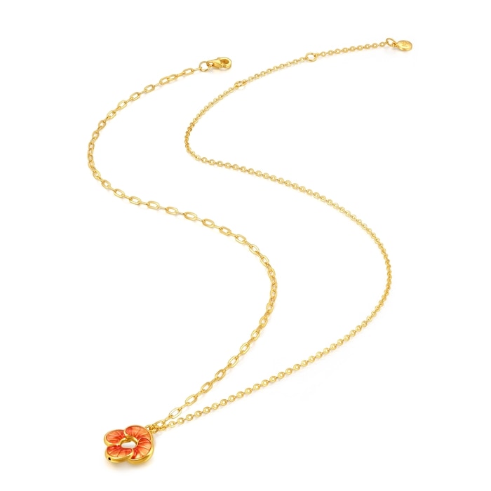 Solid Gold Necklace | Chow Sang Sang Jewellery | 95573N - 4