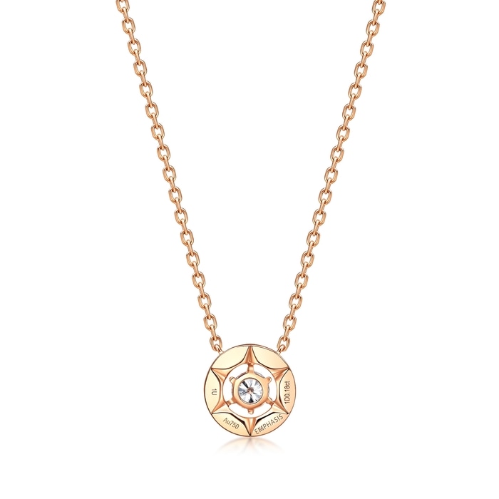 18K玫瑰金 頸鍊 | 周生生珠寶 | 95600N - 5