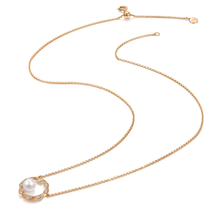 18K Rose Gold Necklace | Chow Sang Sang Jewellery | YuYu | 95652N - 4