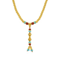 'The Oriental' 999.9 Gold Vajra Necklace