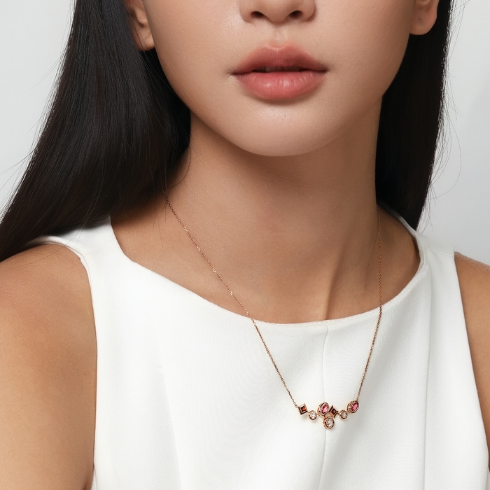 18K Rose Gold Necklace | Chow Sang Sang Jewellery | 95667N - 2