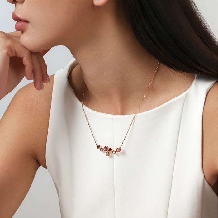 18K Rose Gold Necklace | Chow Sang Sang Jewellery | 95667N - 3