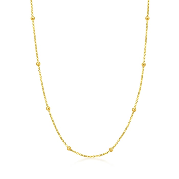 Solid Gold Necklace | Chow Sang Sang Jewellery | Essence | 95696N - 1