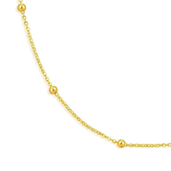 Solid Gold Necklace | Chow Sang Sang Jewellery | Essence | 95696N - 4