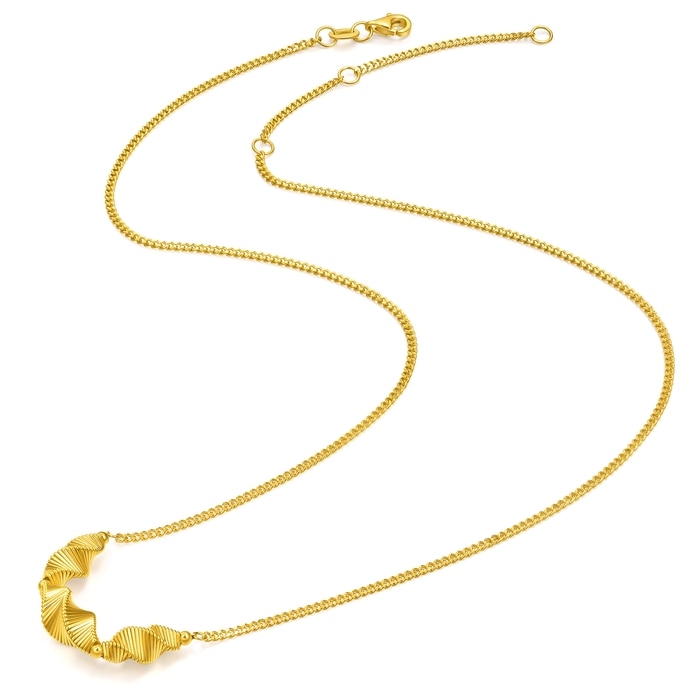 999黃金 頸鍊 | 周生生珠寶 | Essence「永」 | 95709N - 4