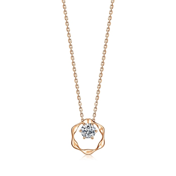18K Rose Gold Necklace | Chow Sang Sang Jewellery | YuYu | 95725N - 1