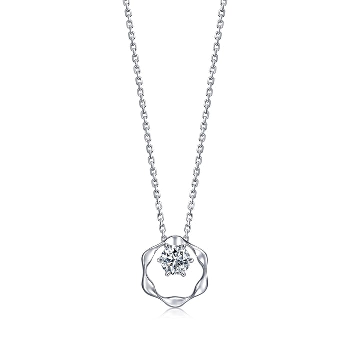 18K White Gold Necklace | Chow Sang Sang Jewellery | YuYu | 95725N - 1