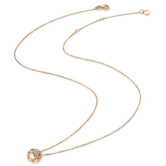 18K Rose Gold Necklace | Chow Sang Sang Jewellery | YuYu | 95725N - 2