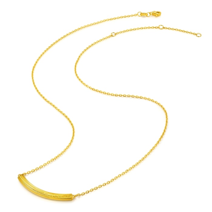 Solid Gold Necklace | Chow Sang Sang Jewellery | Essence | 95729N - 4