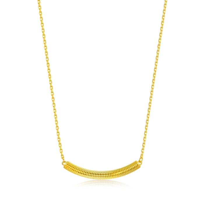 Solid Gold Necklace | Chow Sang Sang Jewellery | Essence | 95729N - 1