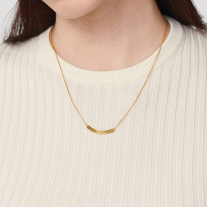 Solid Gold Necklace | Chow Sang Sang Jewellery | Essence | 95729N - 2