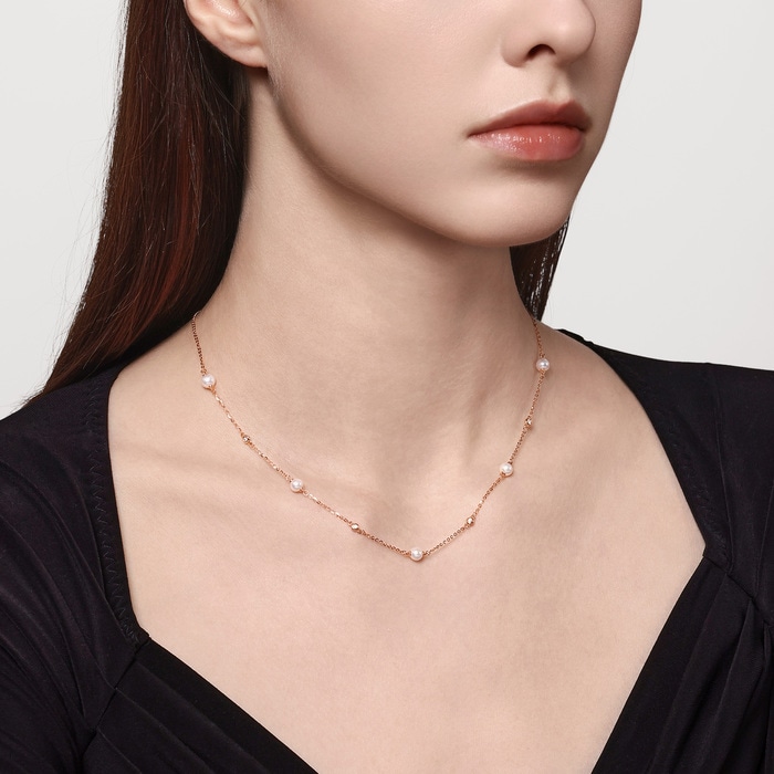 18K Rose Gold Necklace | Chow Sang Sang Jewellery | Daily Luxe | 95731N - 3