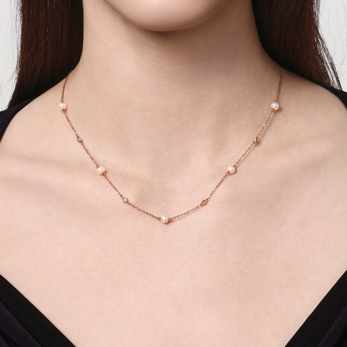 18K Rose Gold Necklace | Chow Sang Sang Jewellery | Daily Luxe | 95731N - 2