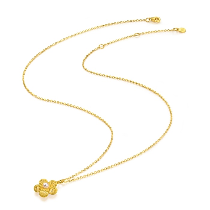 Solid Gold Necklace | Chow Sang Sang Jewellery | 95734N - 4
