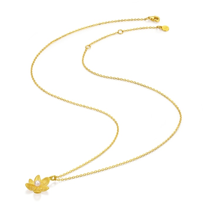 Solid Gold Necklace | Chow Sang Sang Jewellery | 95735N - 4