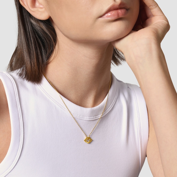 Solid Gold Necklace | Chow Sang Sang Jewellery | 95737N - 3