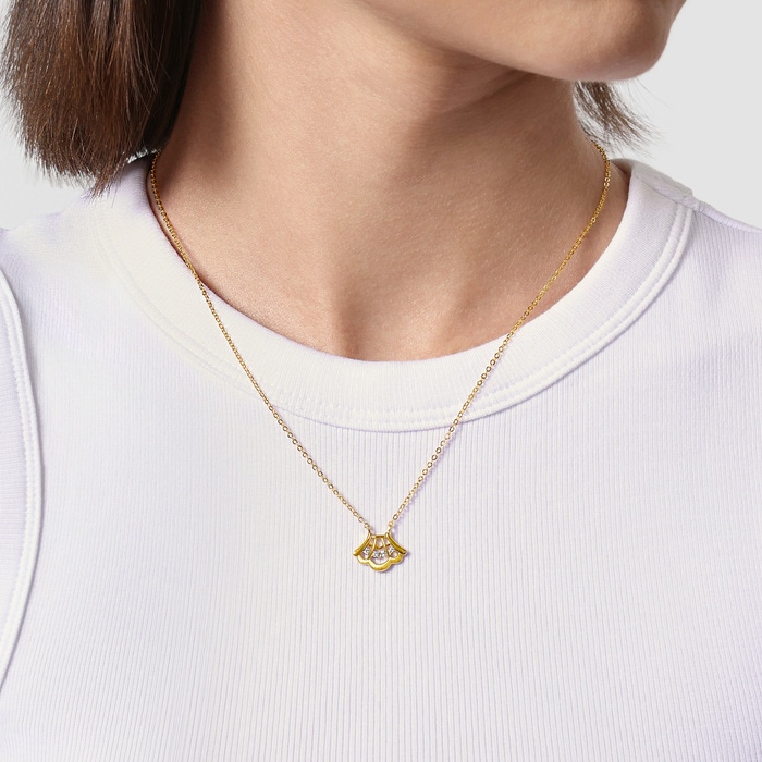 Solid Gold Necklace | Chow Sang Sang Jewellery | 95737N - 2