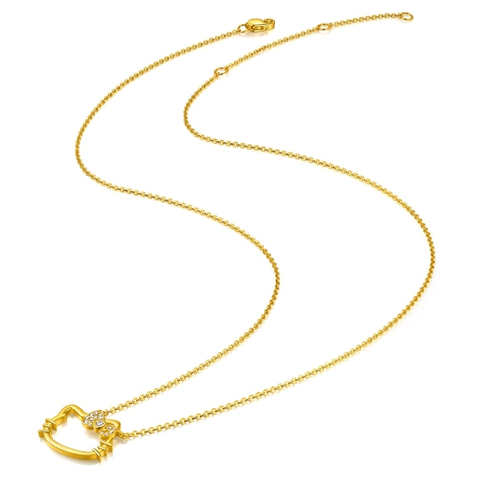 Solid Gold Necklace | Chow Sang Sang Jewellery | 95779N - 4