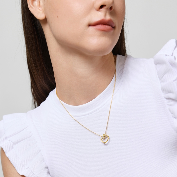 Solid Gold Necklace | Chow Sang Sang Jewellery | 95779N - 3