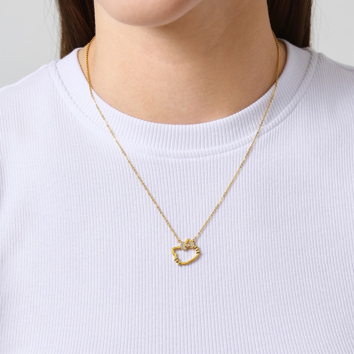 Solid Gold Necklace | Chow Sang Sang Jewellery | 95779N - 2