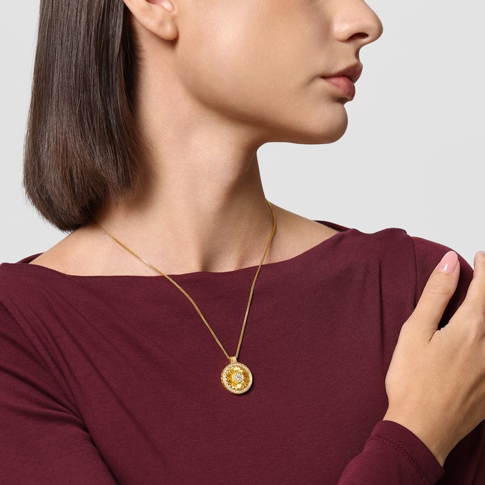 Solid Gold Necklace | Chow Sang Sang Jewellery | Cultural Blessings | 95792N - 3