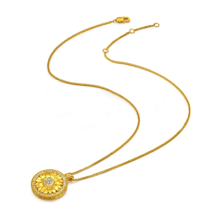 Solid Gold Necklace | Chow Sang Sang Jewellery | Cultural Blessings | 95792N - 4