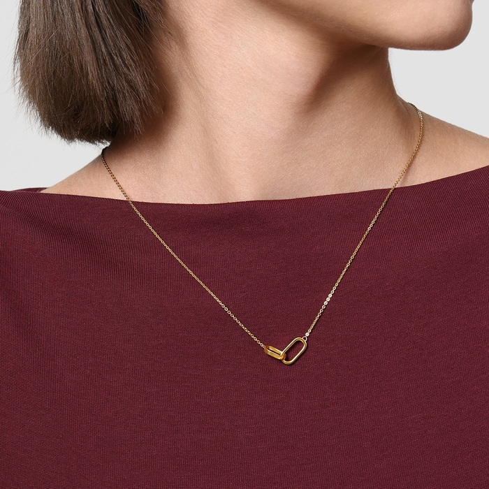 Solid Gold Necklace | Chow Sang Sang Jewellery | Essence | 95811N - 2