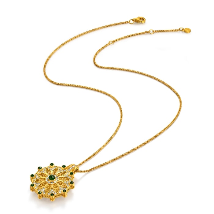 Solid Gold Necklace | Chow Sang Sang Jewellery | Cultural Blessings | 95826N - 2