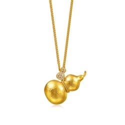 'The Oriental' 999 Gold  Diamond Necklace