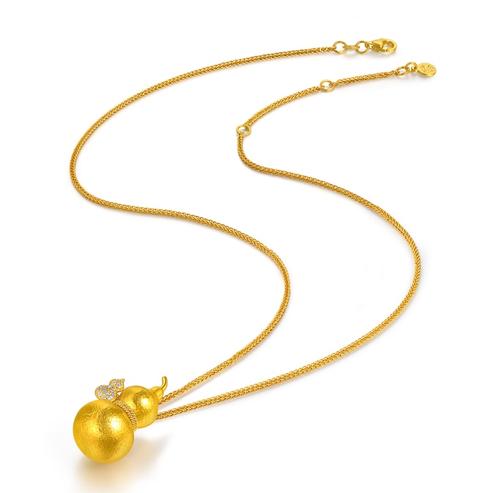 Solid Gold Necklace | Chow Sang Sang Jewellery | Cultural Blessings | 95834N - 4