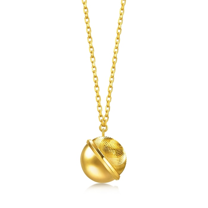 Solid Gold Necklace | Chow Sang Sang Jewellery | Essence | 95852N - 5